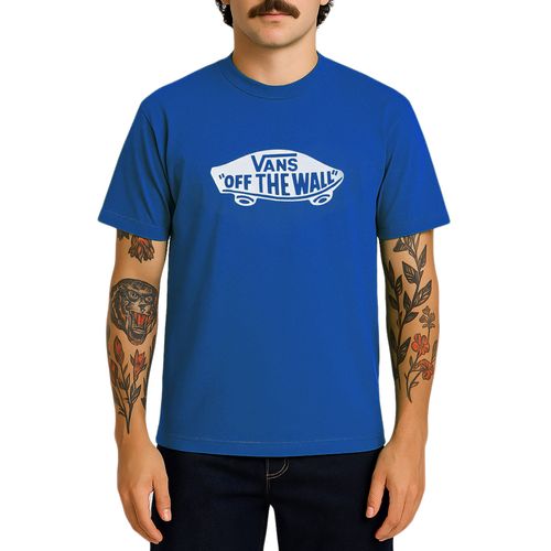 Camiseta Masculina Vans Off The Wall Style 76 True Blue AZUL-V4703100460008- -1-